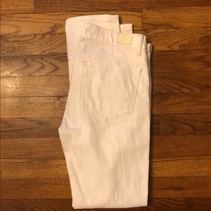 White BDG Mid-Rise Skinny Jeans